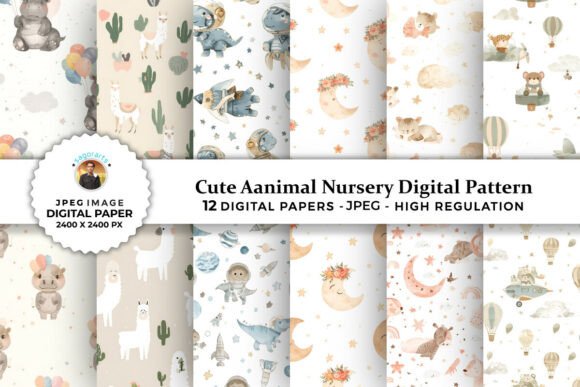 Cute Animal Nursery Digital Patterns: The Ultimate Creative Resource for Modern Crafters