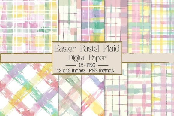 Embracing Spring Creativity: A Comprehensive Guide to Easter Pastel Plaid Seamless Patterns