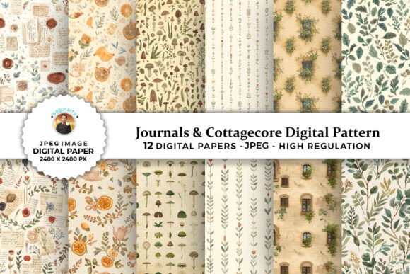Embracing the Rustic Charm: A Deep Dive into Journals Cottagecore Digital Patterns
