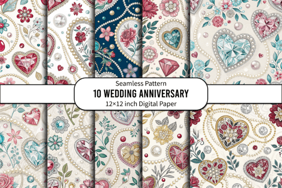 Gemstone Pearl Wedding Patterns