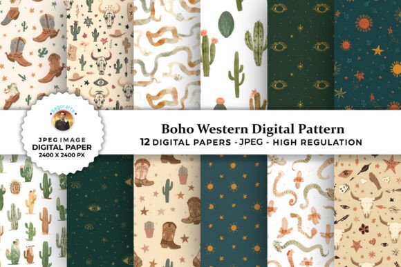 The Rise of Boho Western Digital Patterns: A Strategic Asset for Modern Creators and Brands